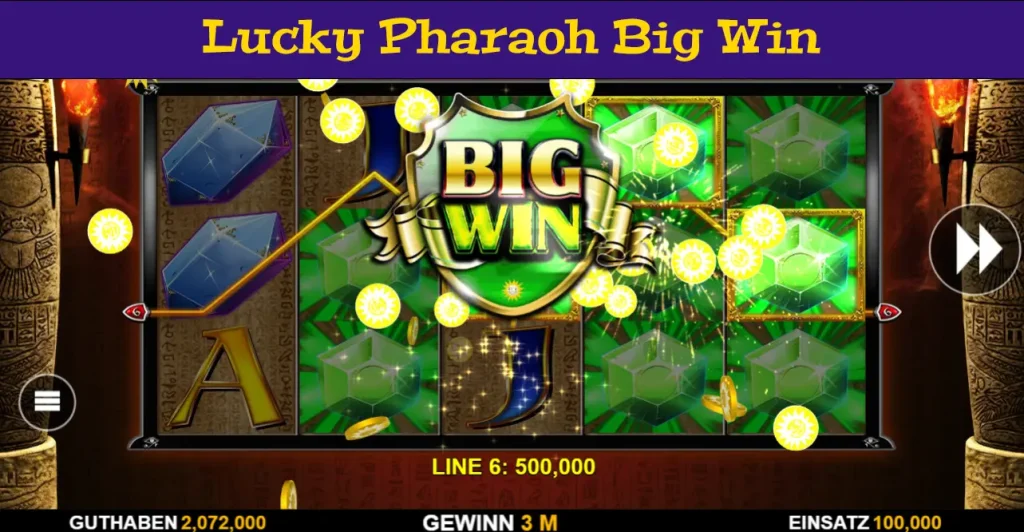 lucky pharaoh big win
