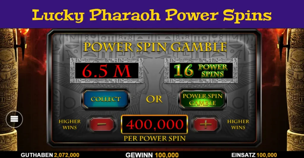 lucky pharaoh power spins