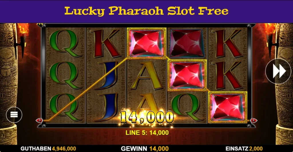 Lucky Pharaoh Demo: Kostenlos Spielen ohne Anmeldung
